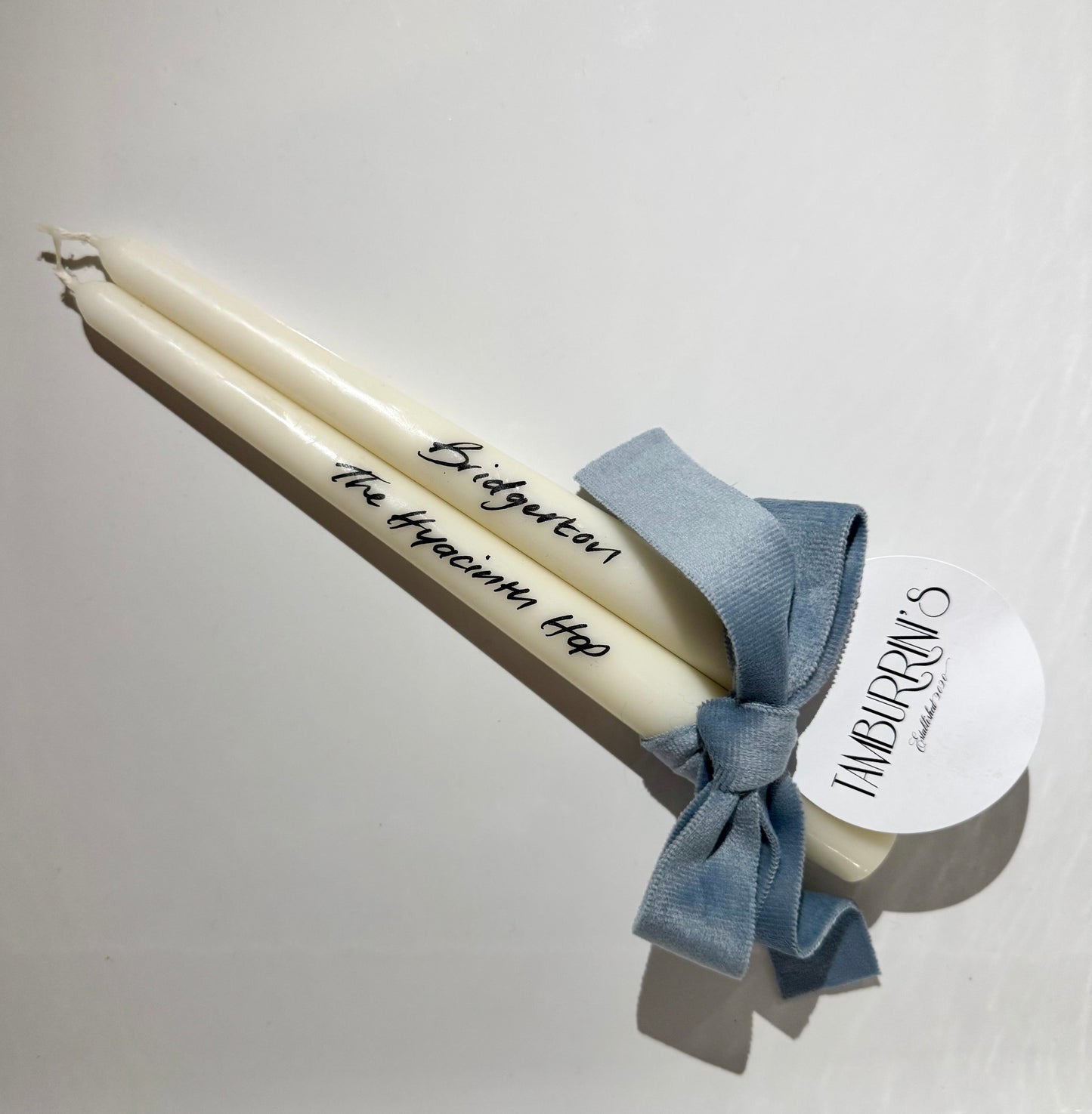 Custom Handwritten Personalised Dinner Candle